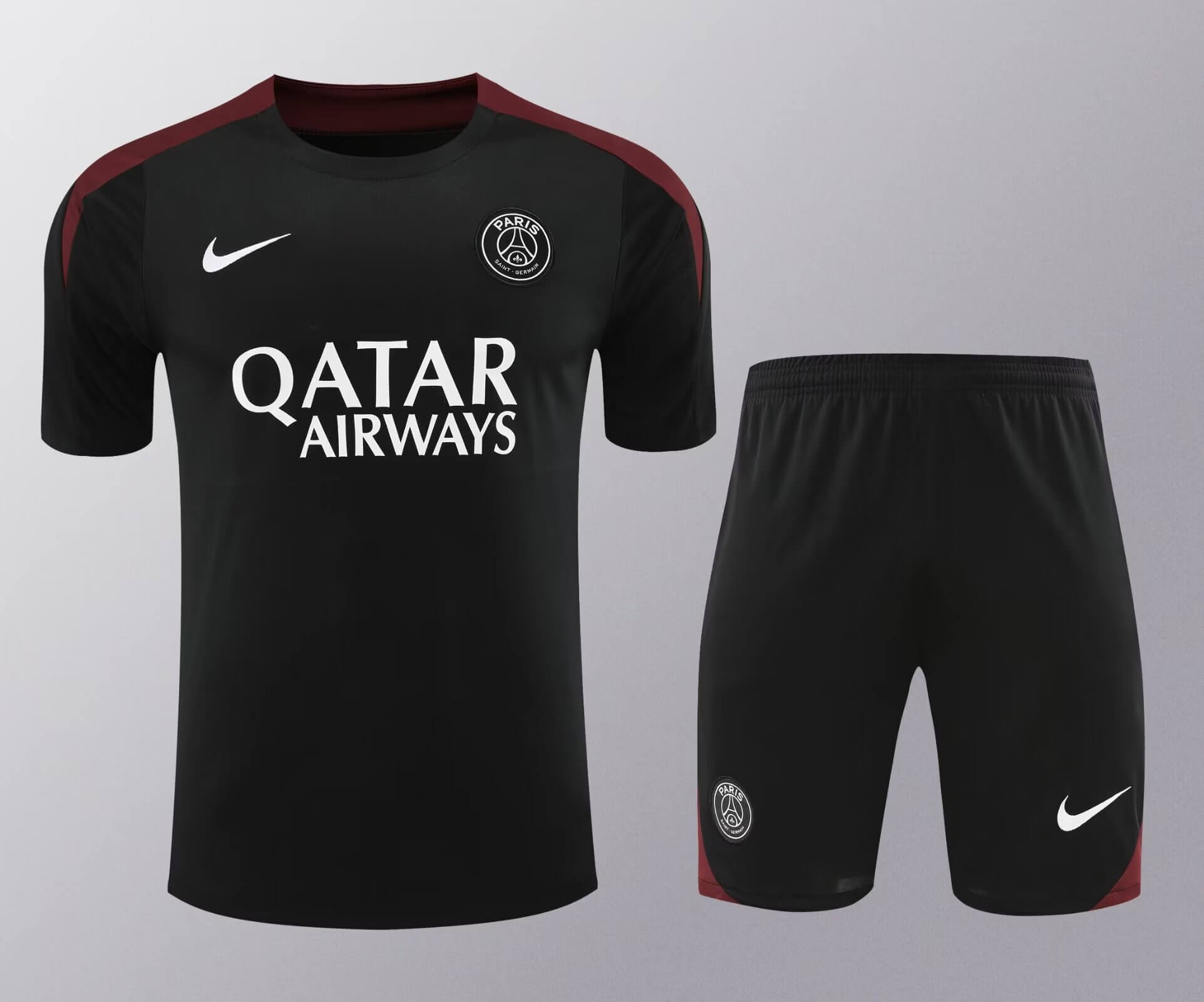 2024/2025 Paris Saint-Germain Training Wear Black Suit Shirt 1:1 Thai Quality