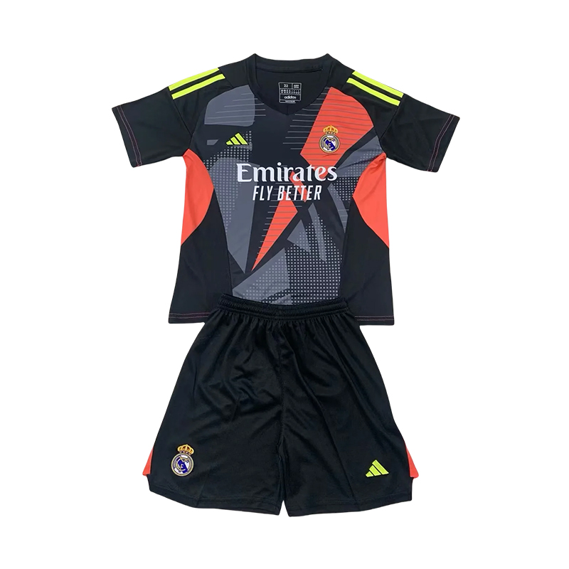 2024/2025 Real Madrid Goalkeeper Football Shirt Kids Size 1:1 Thai Quality