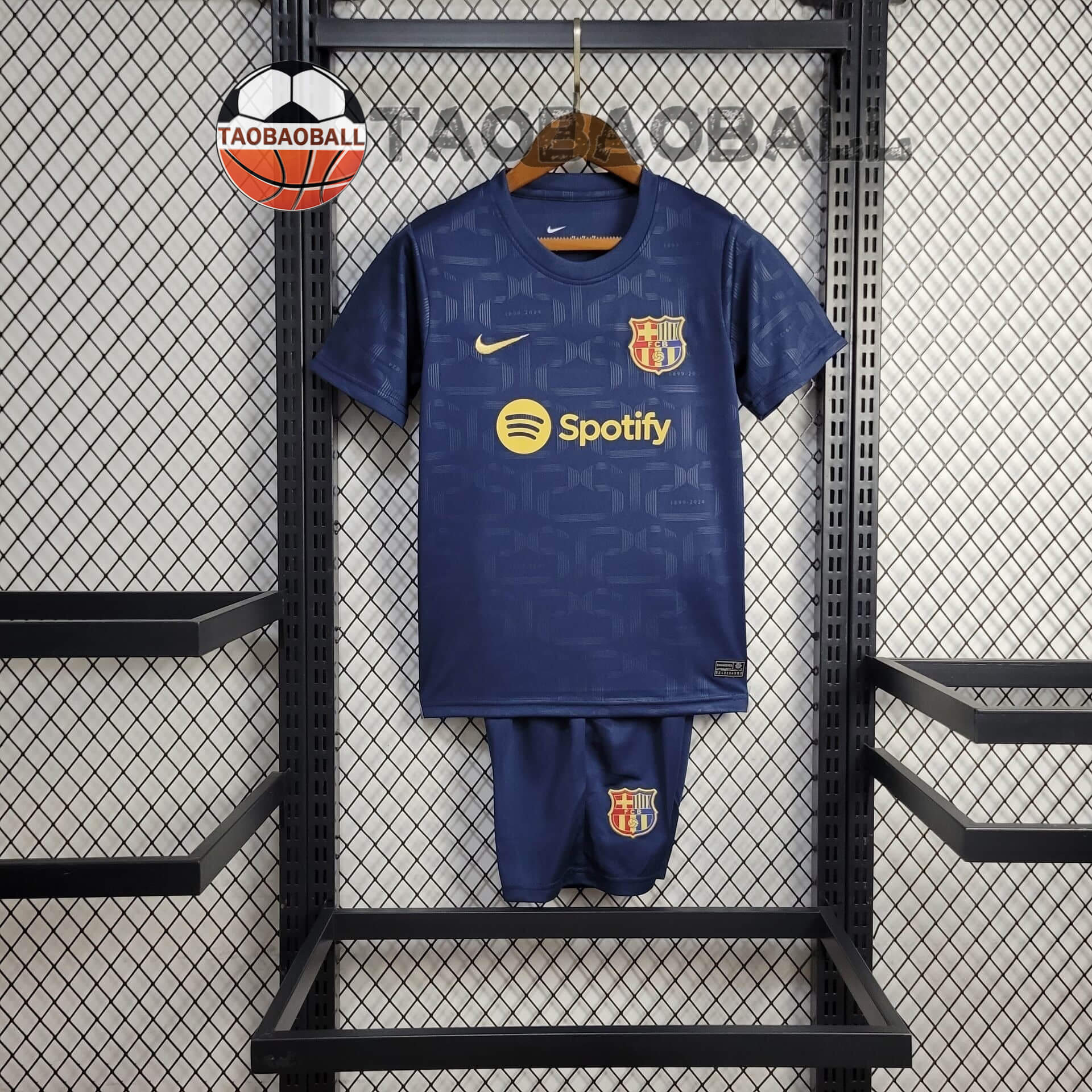 2024/2025 Barcelona 125th Anniversary Edition Football Shirt Kids Size 1:1 Thai Quality