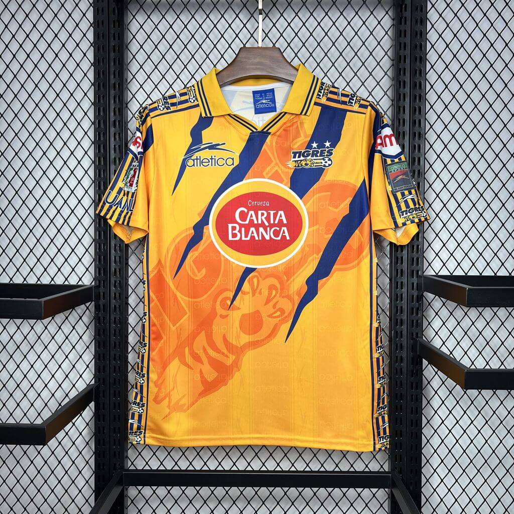 1997/1998 Retro Tigres UANL Home Football Shirt 1:1 Thai Quality