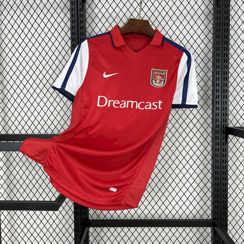 2000/2001 Retro Arsenal Home Football Shirt 1:1 Thai Quality
