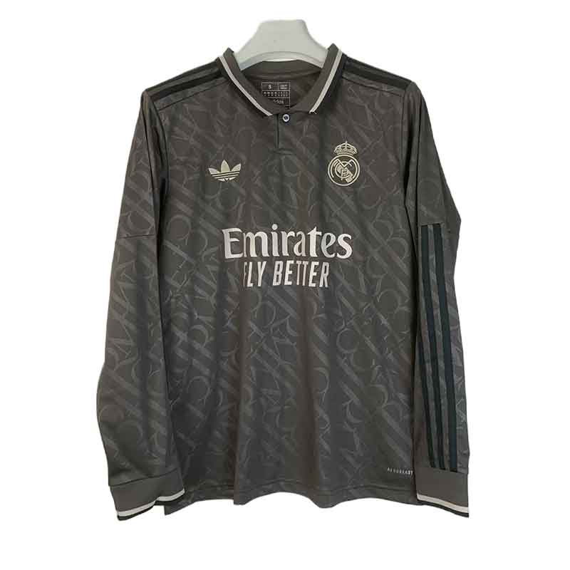 2024/2025 Long Sleeve Real Madrid Third Away Football Shirt 1:1 Thai Quality