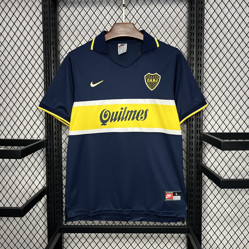 f510e01b40c1e0fe8a8e82e4dccc84ce 1996/1997 Retro Boca Juniors Home Football Shirt 1:1 Thai Quality