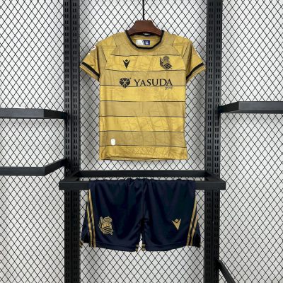 2024/2025 Real Sociedad Away Football Shirt Kids Size 1:1 Thai Quality