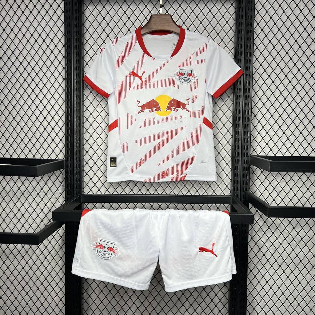 2024/2025 RB Leipzig Home Football Shirt Kids Size 1:1 Thai Quality