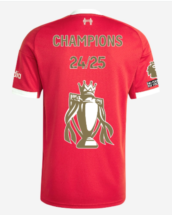 【CHAMPIONS】2025/2026 Liverpool Home Football Shirt 1:1 Thai Quality