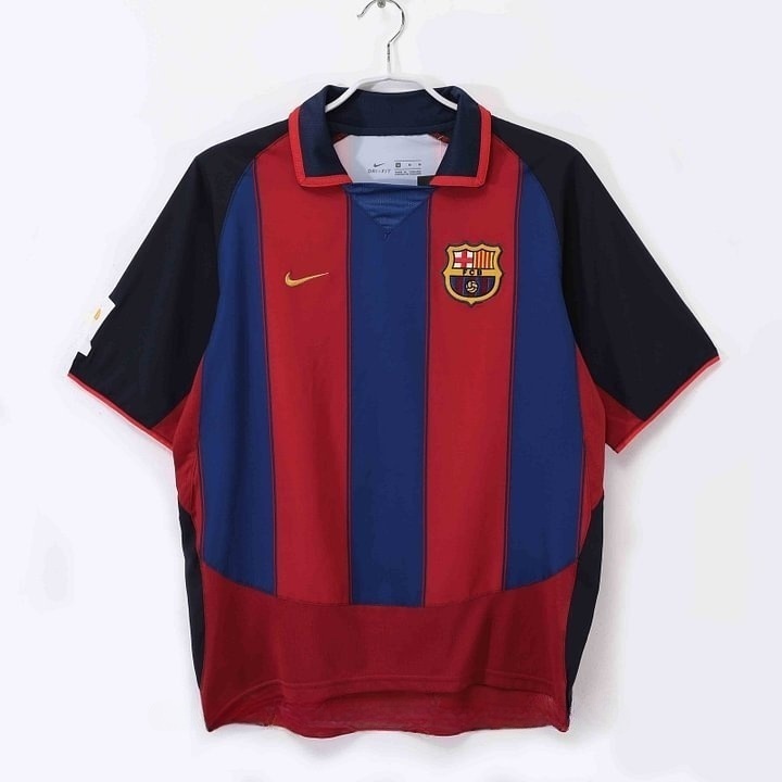 2003/2004 Retro Barcelona Home Football Shirt 1:1 Thai Quality