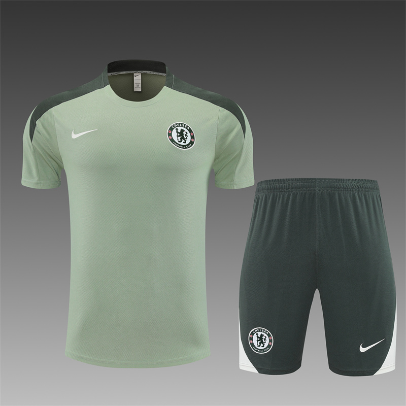 2025/2026 Chelsea Training Wear Green Set Shirt 1:1 Thai Quality