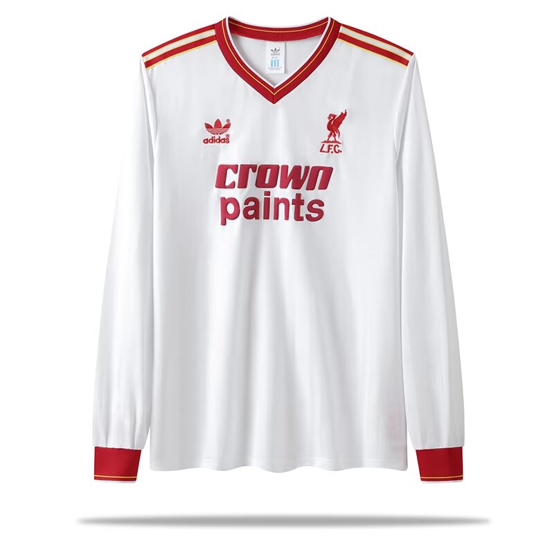1985/1986 Retro Long Sleeve Liverpool Away Football Shirt 1:1 Thai Quality
