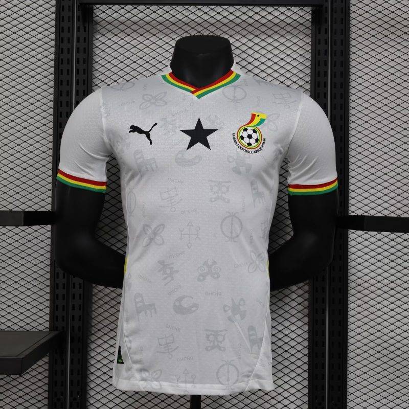 f833ddebb4ba82018bd860abaf6c5058 2024 Player Version Ghana Football Shirt 1:1 Thai Quality