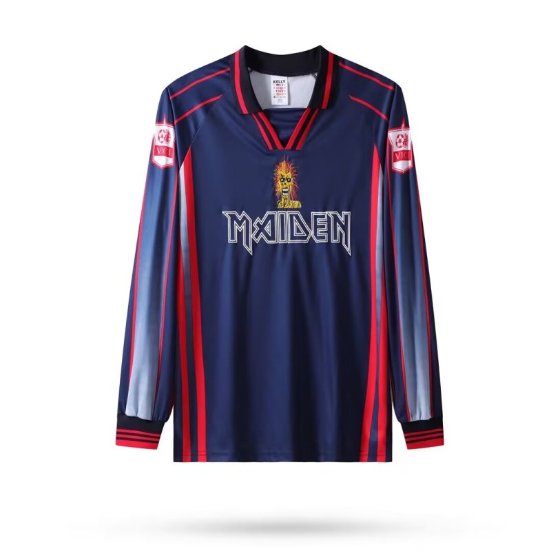 1998 Retro Long Sleeve West Ham United Football Shirt 1:1 Thai Quality