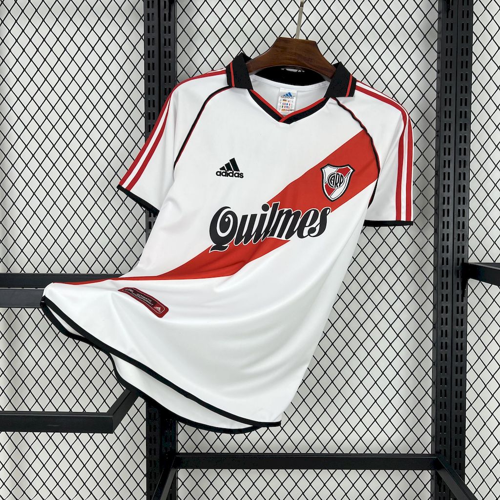 2000/2001 Retro River Plate Home Football Shirt 1:1 Thai Quality
