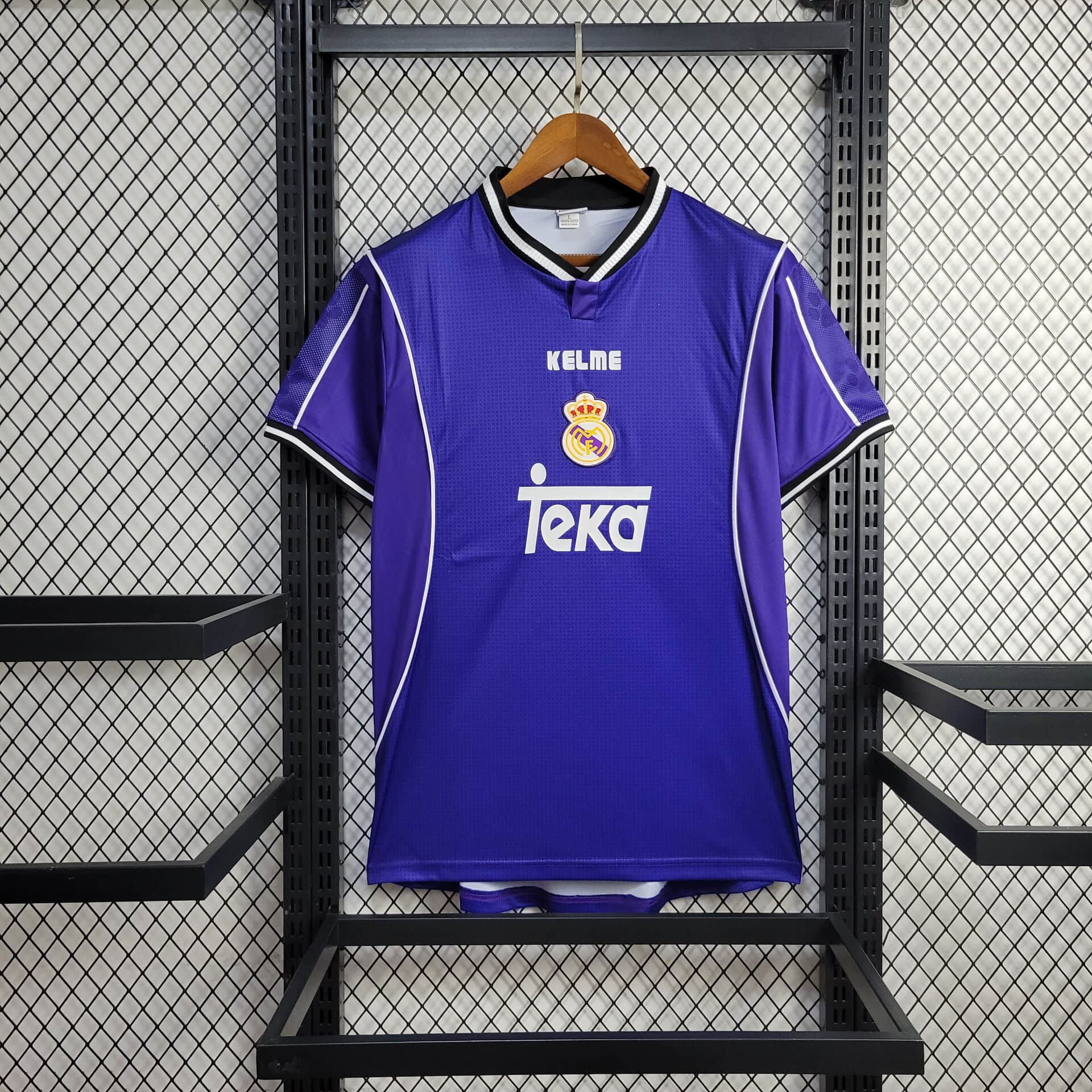1997/1998 Retro Real Madrid Away Football Shirt 1:1 Thai Quality