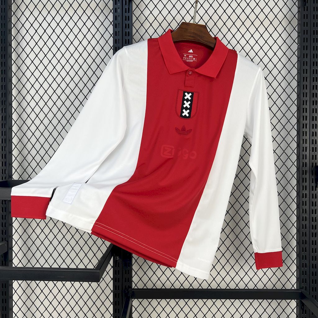2025/2026 Long Sleeve Ajax Anniversary Football Shirt 1:1 Thai Quality