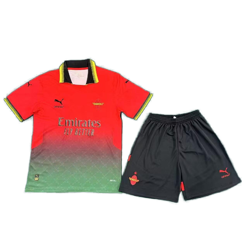 2024/2025 AC Milan Fourth Away Football Shirt Kids Size 1:1 Thai Quality