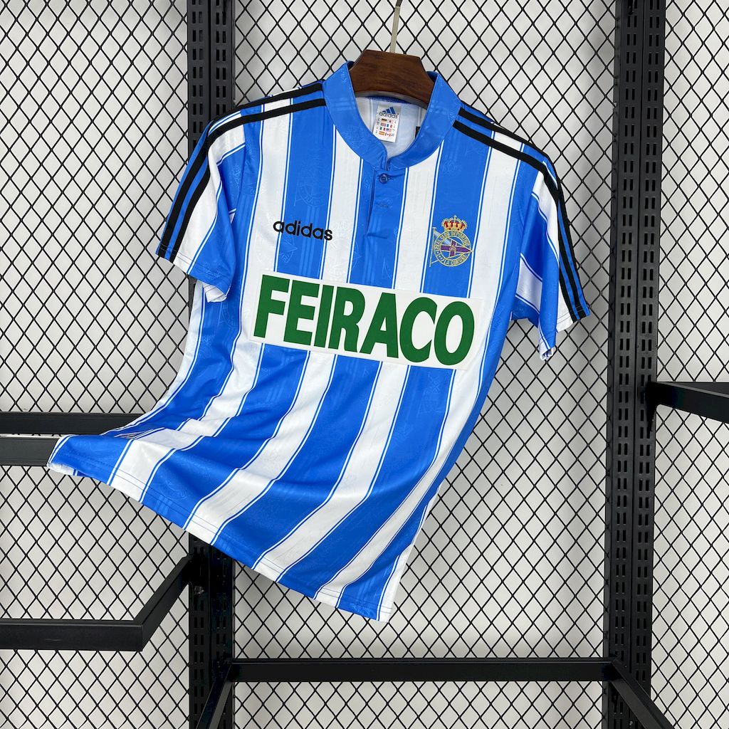 1997/1998 Retro Deportivo de La Coruna Home Football Shirt 1:1 Thai Quality