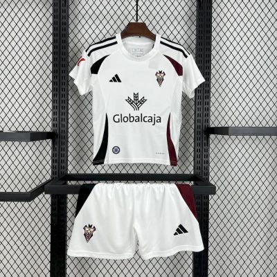 2024/2025 Albacete Home Football Shirt Kids Size 1:1 Thai Quality
