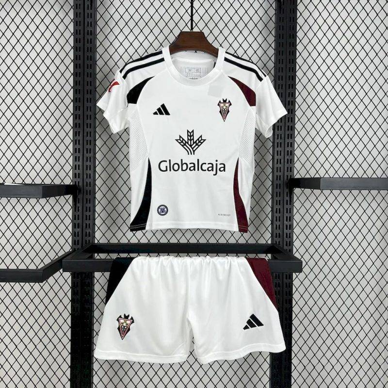 fcba52692977cccf9d6a272f65f282a9 2024/2025 Albacete Home Football Shirt Kids Size 1:1 Thai Quality