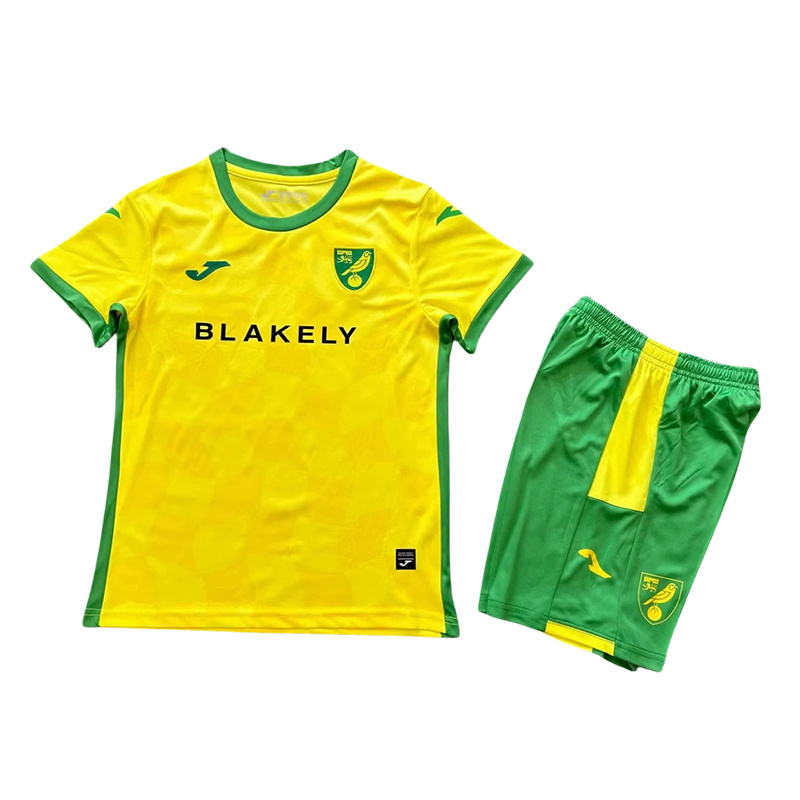 2024/2025 Norwich City Home Football Shirt Kids Size 1:1 Thai Quality
