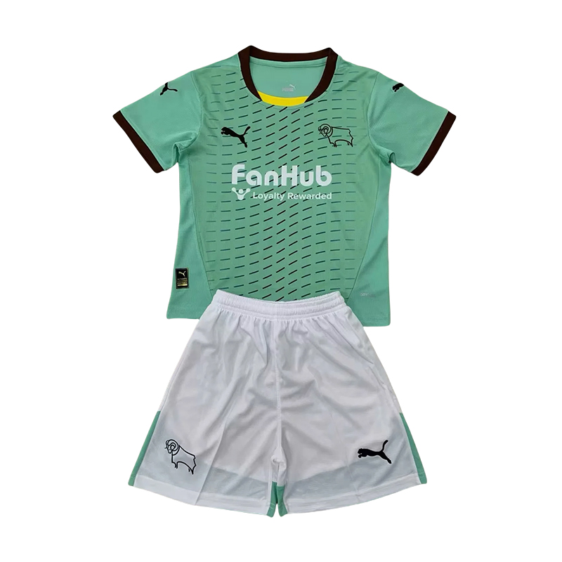 2024/2025 Derby County Away Football Shirt Kids Size 1:1 Thai Quality