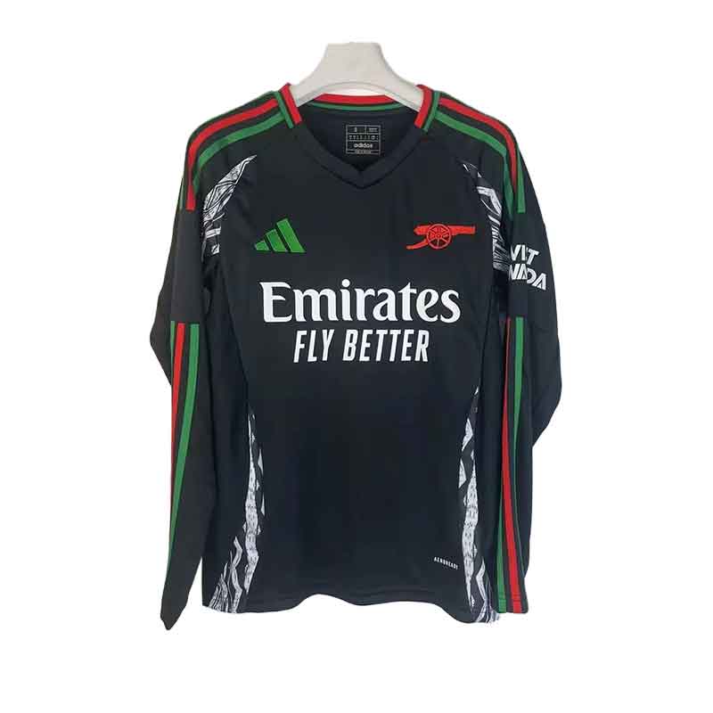2024/2025 Long Sleeve Arsenal Away Football Shirt 1:1 Thai Quality