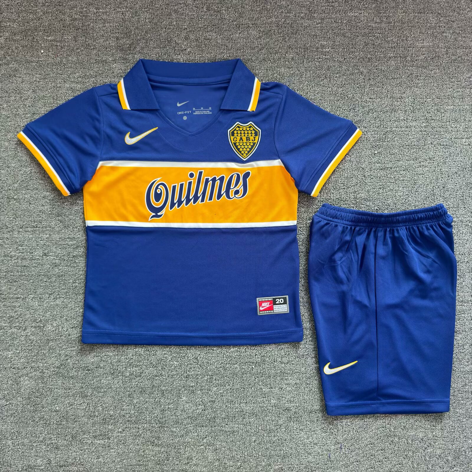 1996/1997 Retro Boca Juniors Home Football Shirt Kids Size 1:1 Thai Quality
