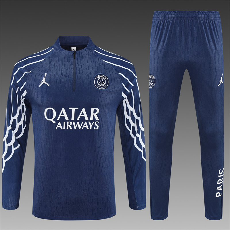 2025/2026 Paris Saint-Germain Half-Pull Training Suit Football Shirt 1:1 Thai Quality Set
