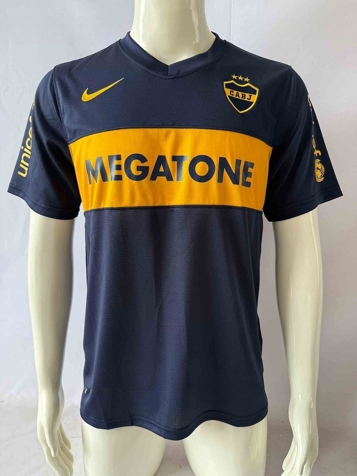 2007/2008 Retro Boca Juniors Home Football Shirt 1:1 Thai Quality