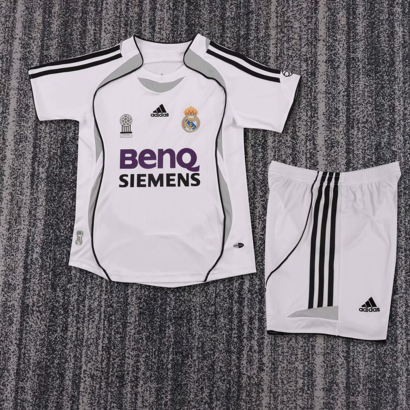 2006/2007 Retro Real Madrid Home Football Shirt Kids Size 1:1 Thai Quality