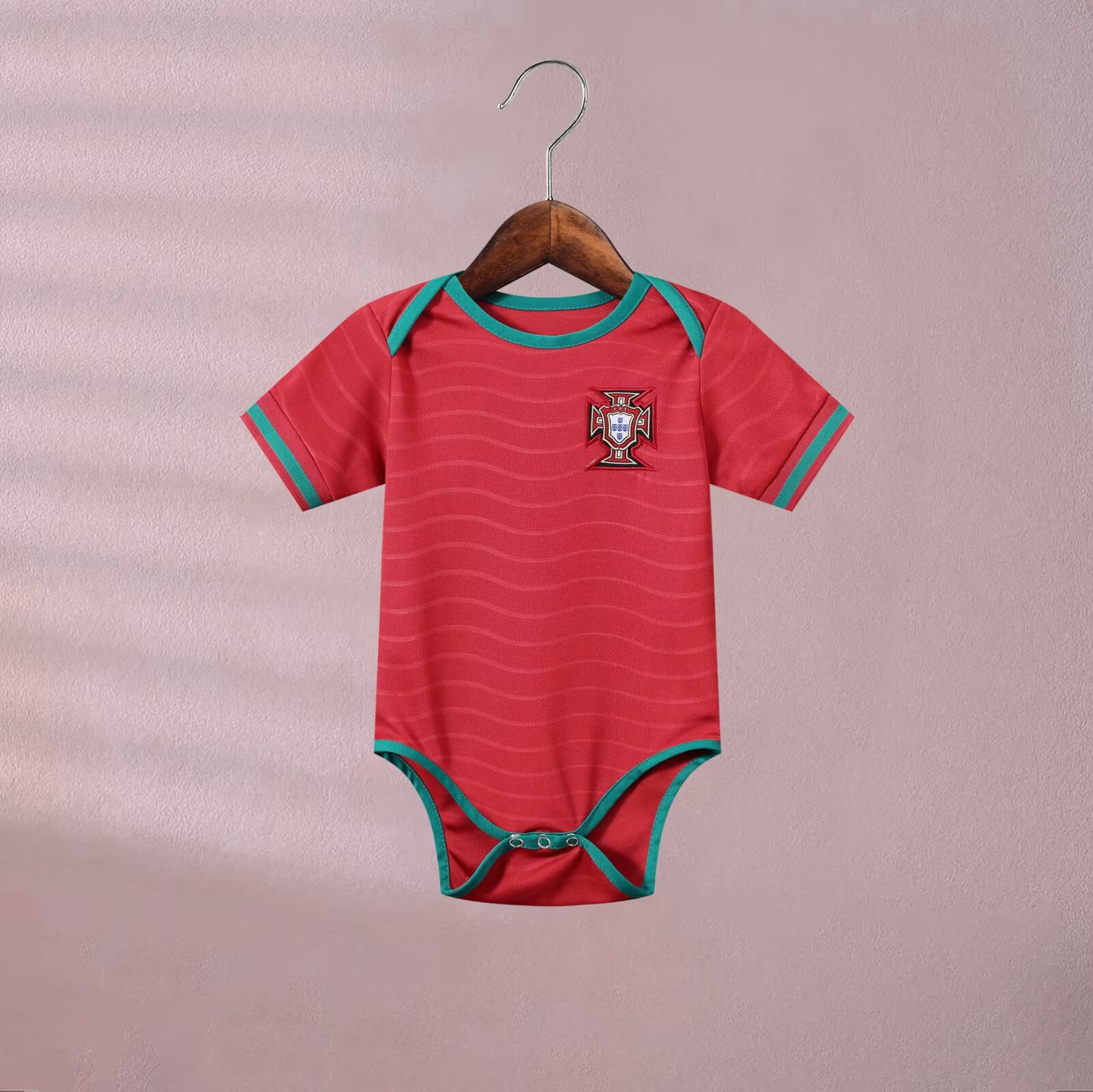 2024 Portugal Home Football Shirt Baby Size 1:1 Thai Quality