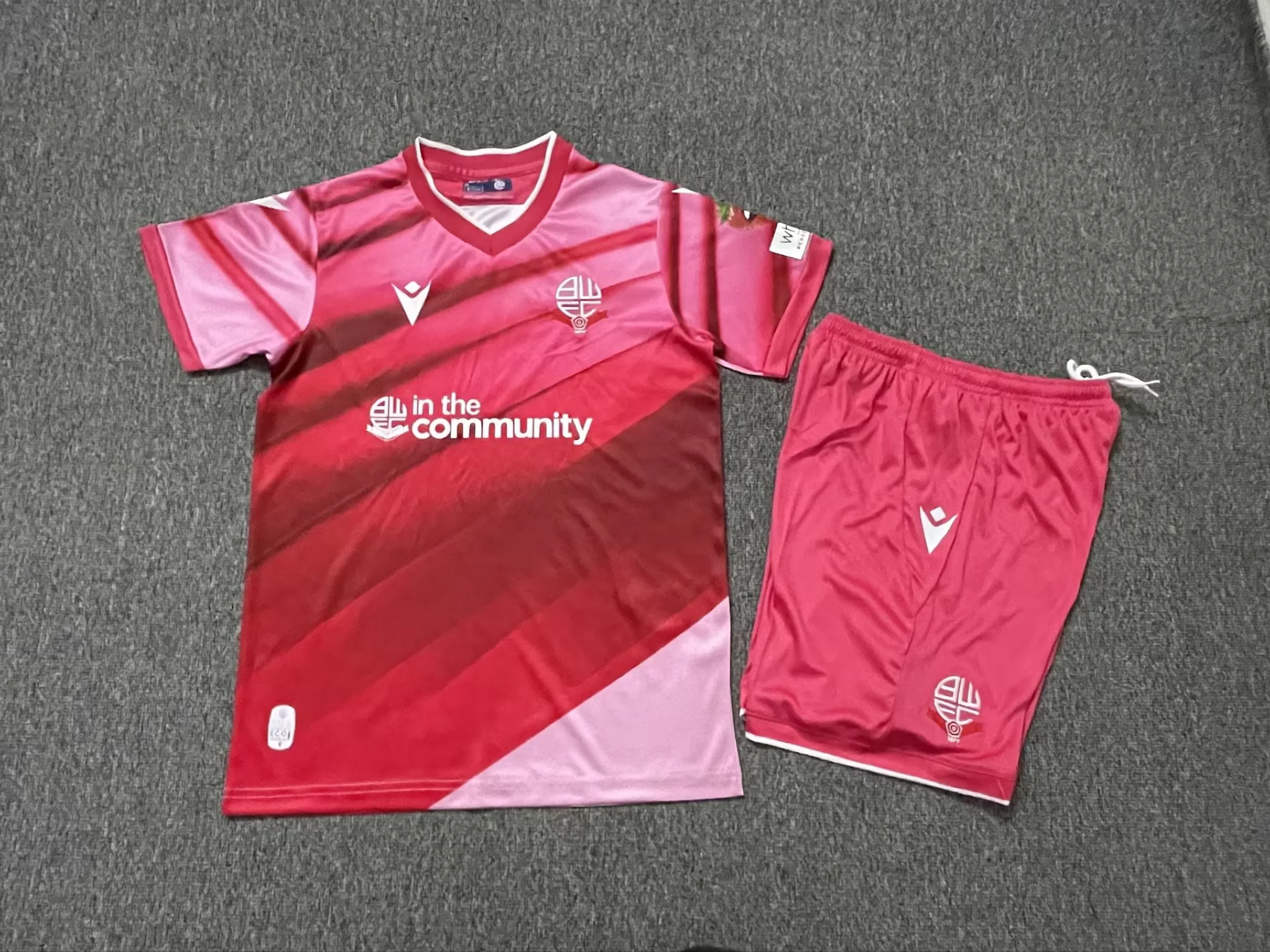 2025/2026 Bolton Wanderers Third Away Football Shirt Kids Size 1:1 Thai Quality