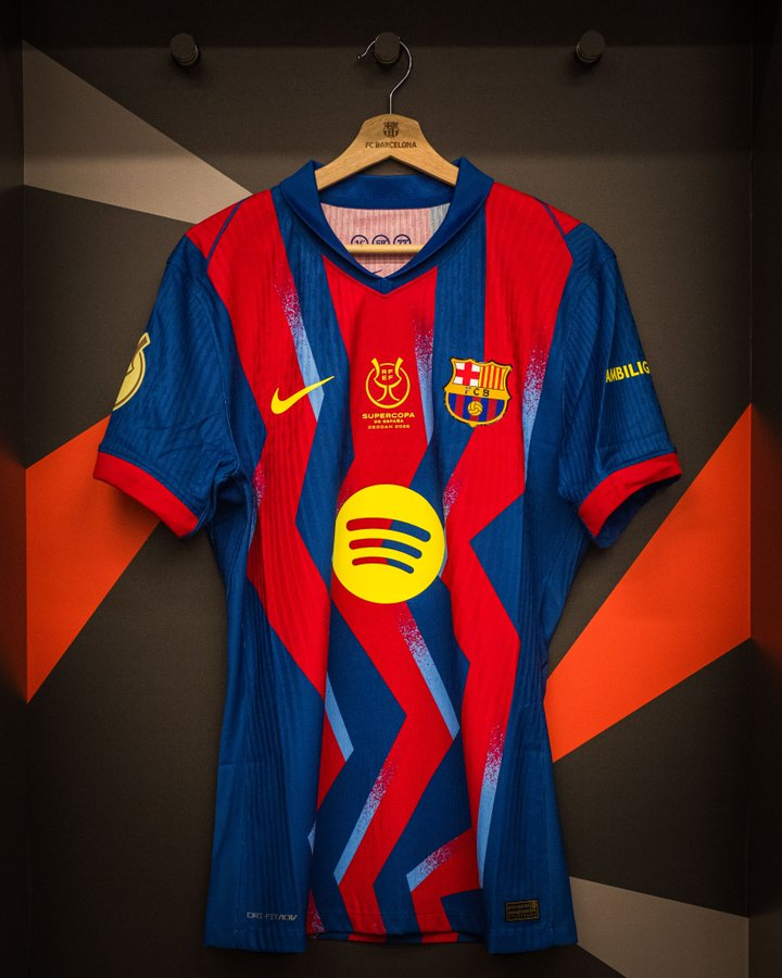 2025/2026 Barcelona Fourth Away Super Cup Football Shirt 1:1 Thai Quality