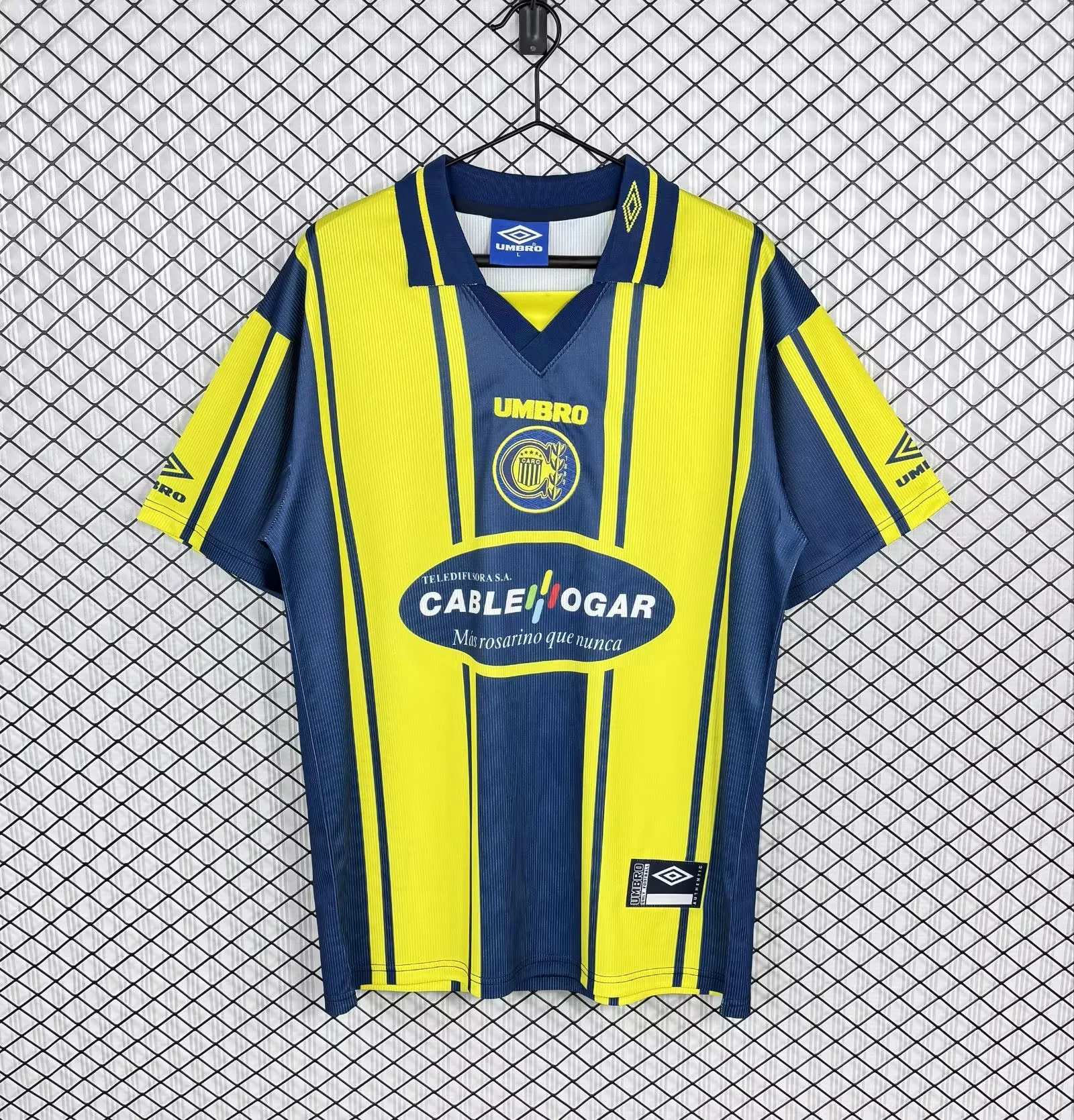 1998/1999 Retro Rosario Central Home Football Shirt 1:1 Thai Quality