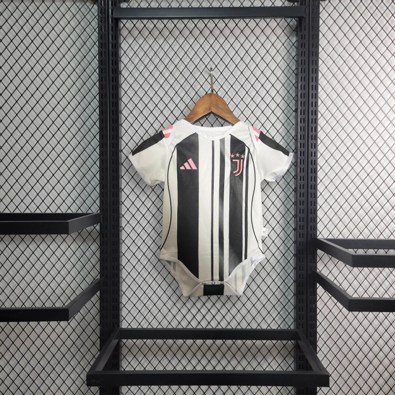 2025/2026 Juventus Home Football Shirt Baby Size 1:1 Thai Quality