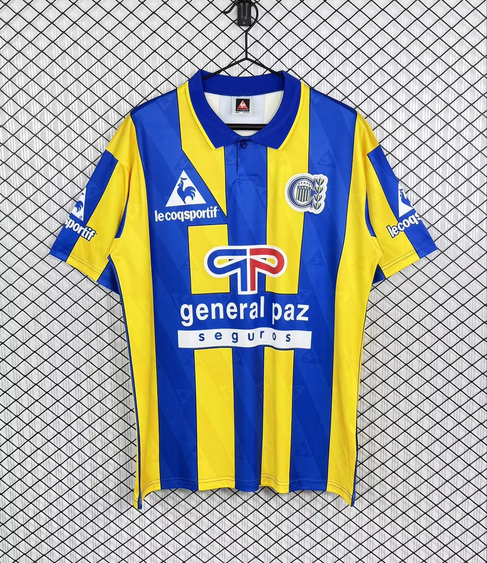 1995/1997 Retro Rosario Central Home Football Shirt 1:1 Thai Quality