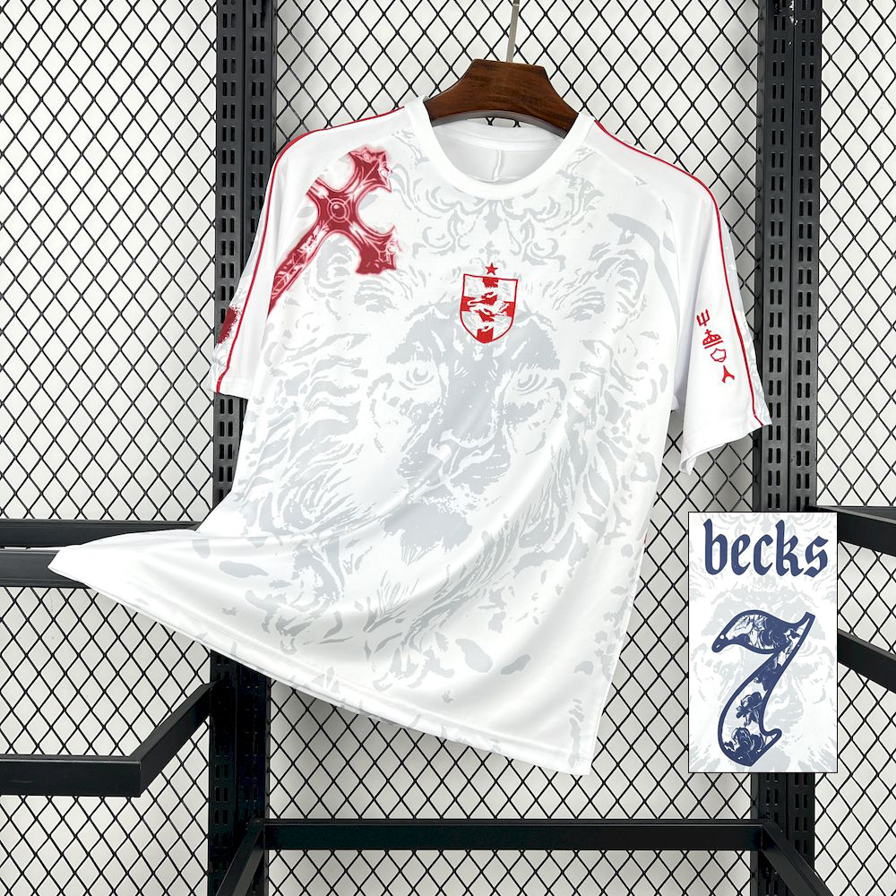 2025 England Becks #7 Football Shirt 1:1 Thai Quality