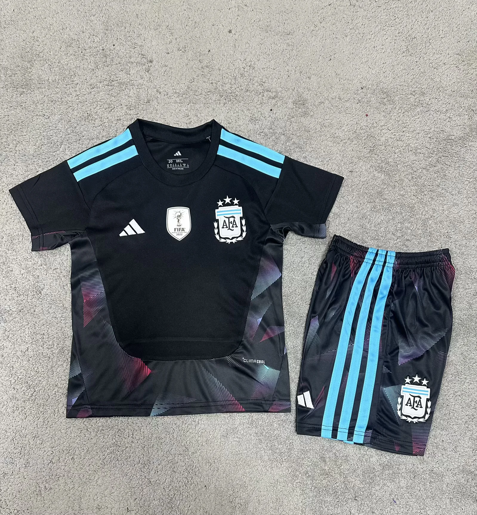 2026 Argentina Away Football Shirt Kids Size 1:1 Thai Quality