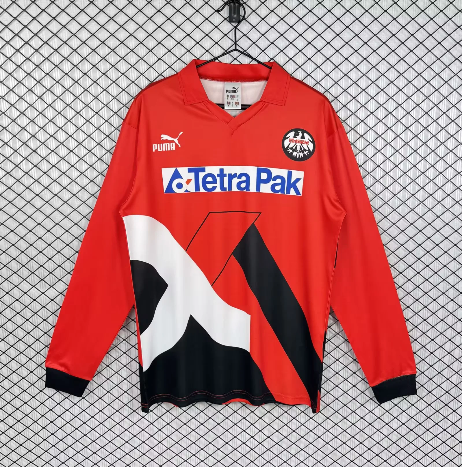 1993/1995 Retro Long Sleeve Eintracht Frankfurt Home Football Shirt 1:1 Thai Quality