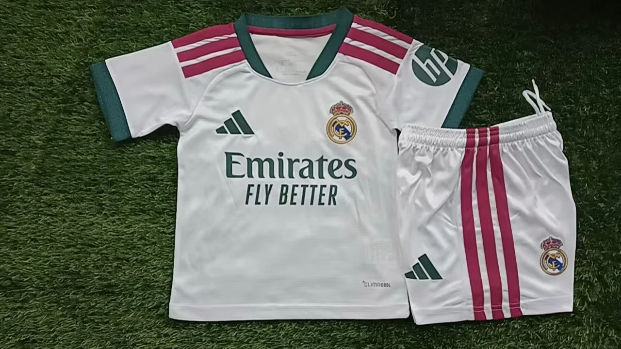 2026/2027 Real Madrid Home Football Shirt Kids Size 1:1 Thai Quality