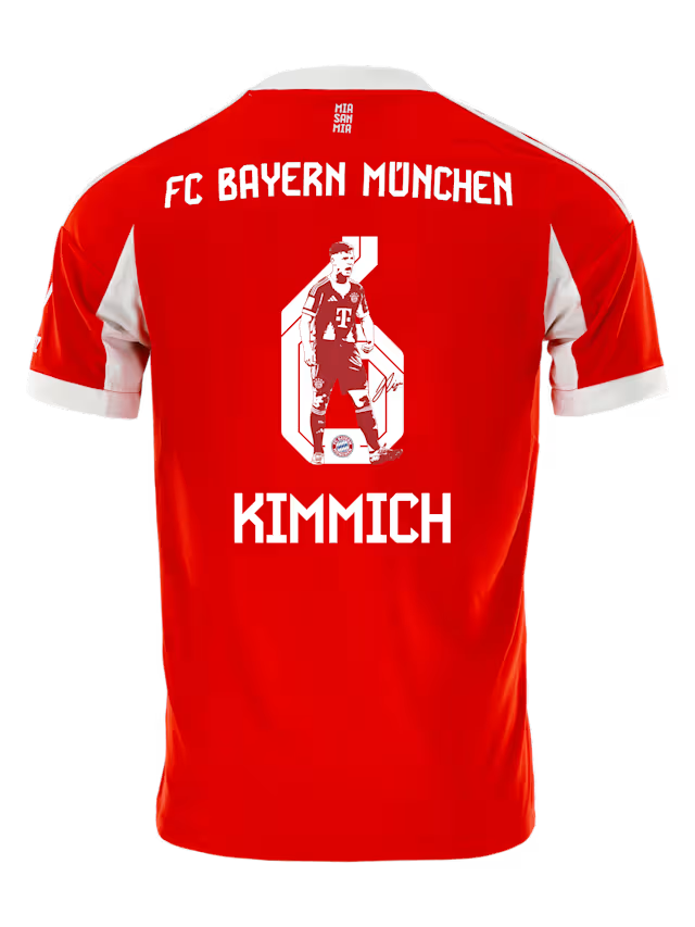 (S-4XL) 25/26 Kimmich Special Jersey Bayern Allianz Home Kit 1:1 Thai Quality