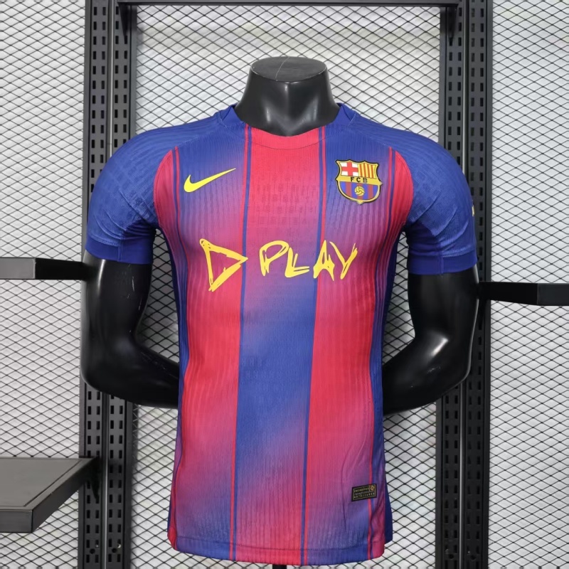 2025/2026 Player Version Barcelona Home Football Shirt 1:1 Thai Quality