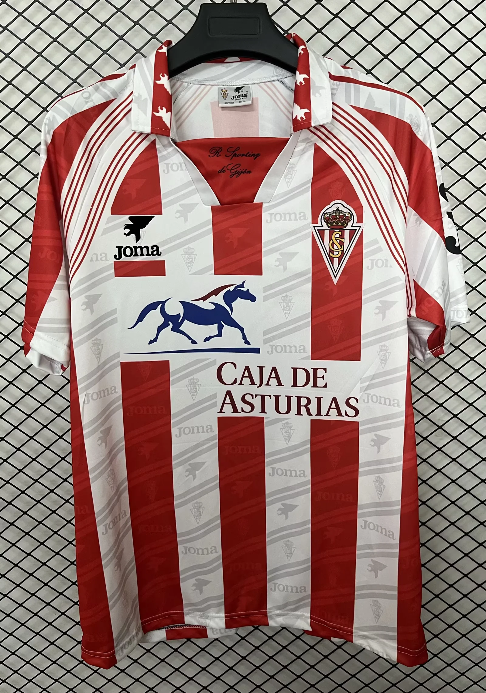 1995/1996 Retro Sporting de Gijon Home Football Shirt 1:1 Thai Quality