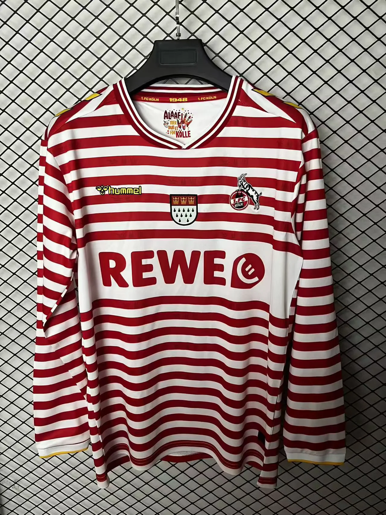 2025/2026 Long Sleeve FC Köln Carnival Football Shirt 1:1 Thai Quality