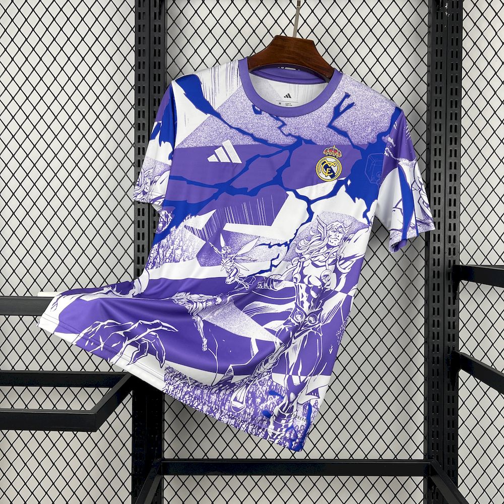 2025/2026 Real Madrid Pre-Match Football Shirt 1:1 Thai Quality