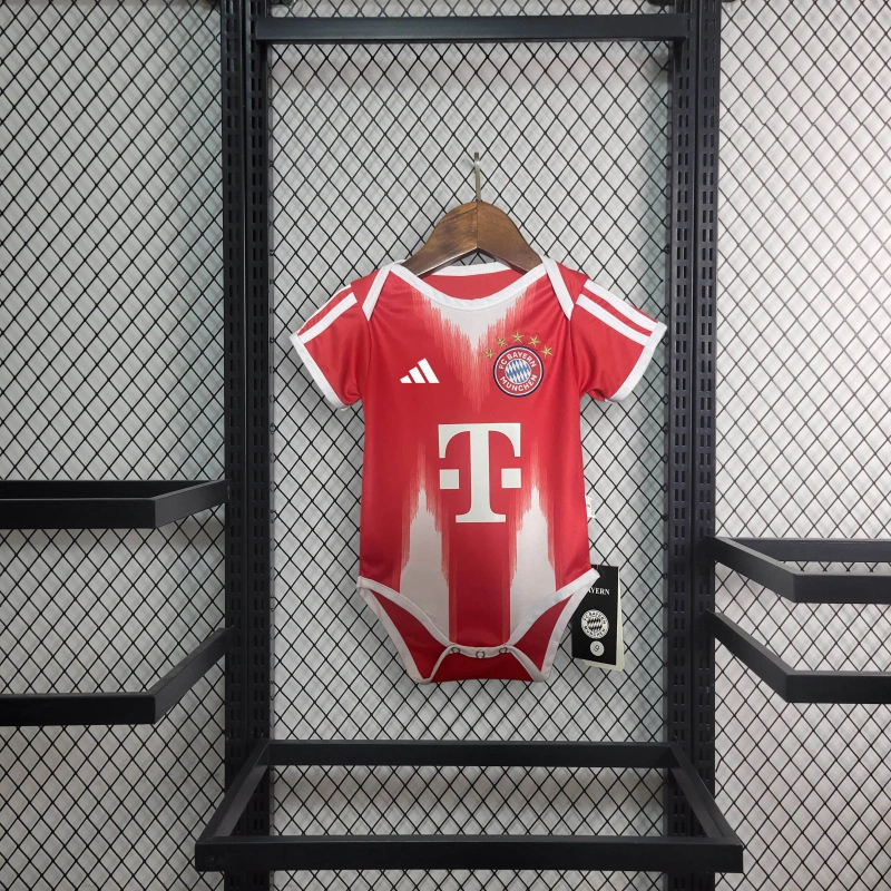 2025/2026 BM Home Football Shirt Baby Size 1:1 Thai Quality