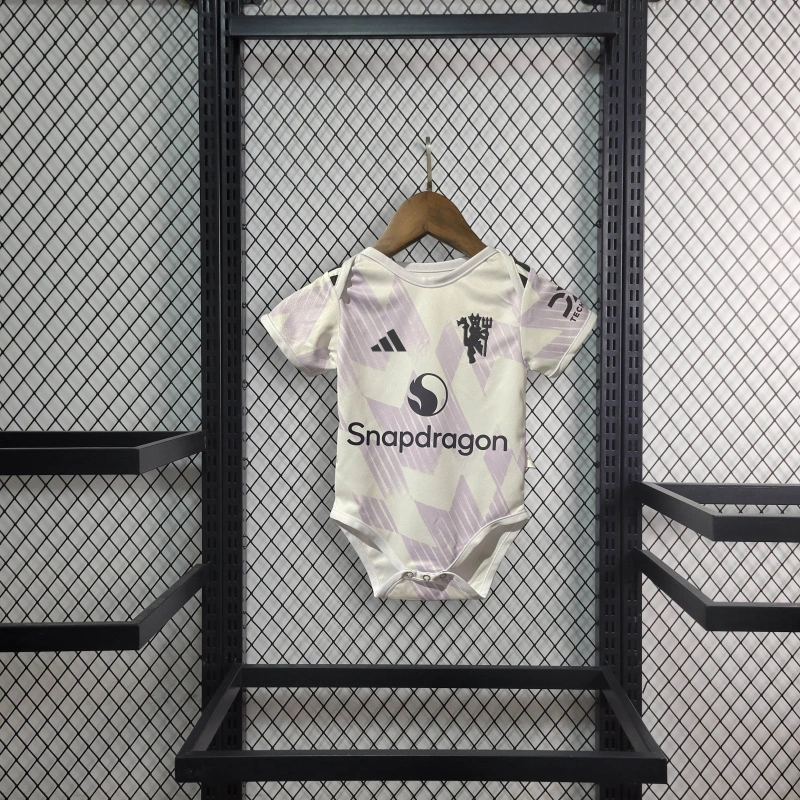 2025/2026 Manchester United Away Football Shirt Baby Size 1:1 Thai Quality