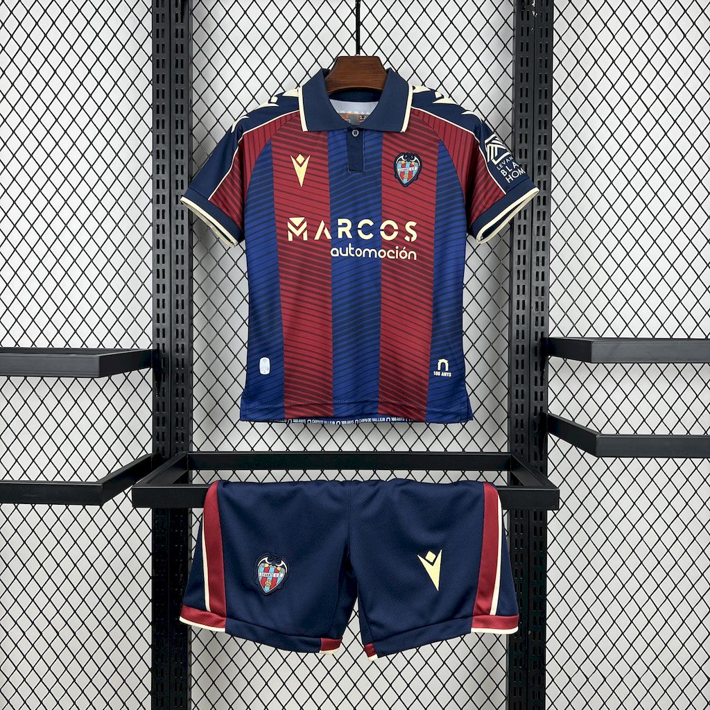 2025/2026 Levante UD Home Football Shirt Kids Size 1:1 Thai Quality