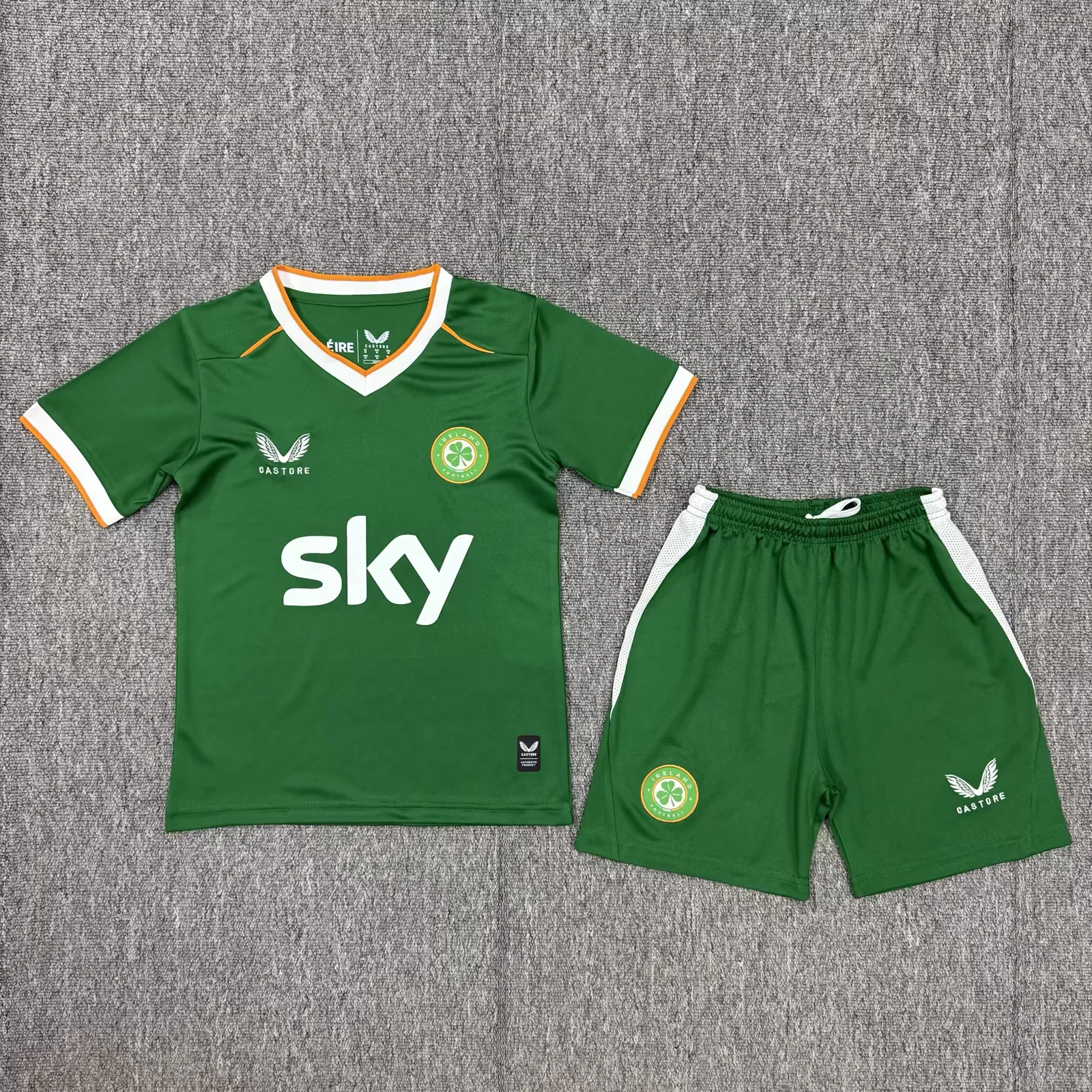 2026 Ireland Home Football Shirt Kids Size 1:1 Thai Quality