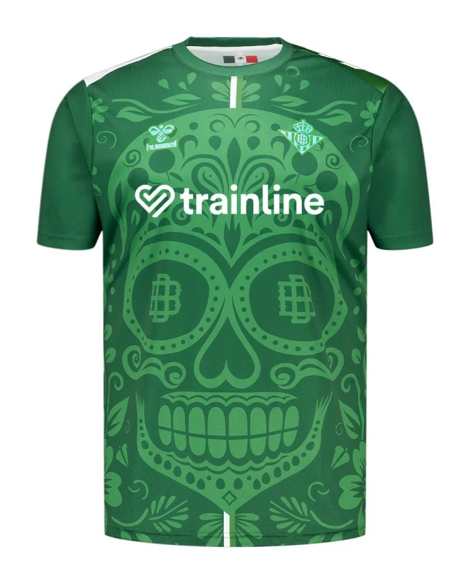 2025/2026 Real Betis Pre-Match Día de Muertos Football Shirt 1:1 Thai Quality