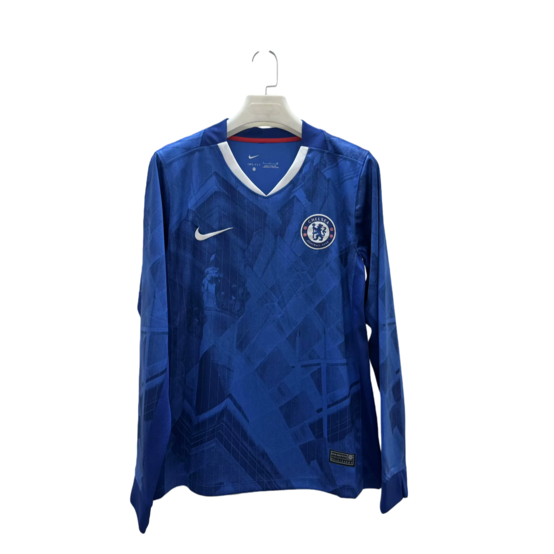 2025/2026 Long Sleeve Chelsea Home Football Shirt 1:1 Thai Quality